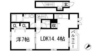 フォンテーヌ逆瀬川の物件間取画像